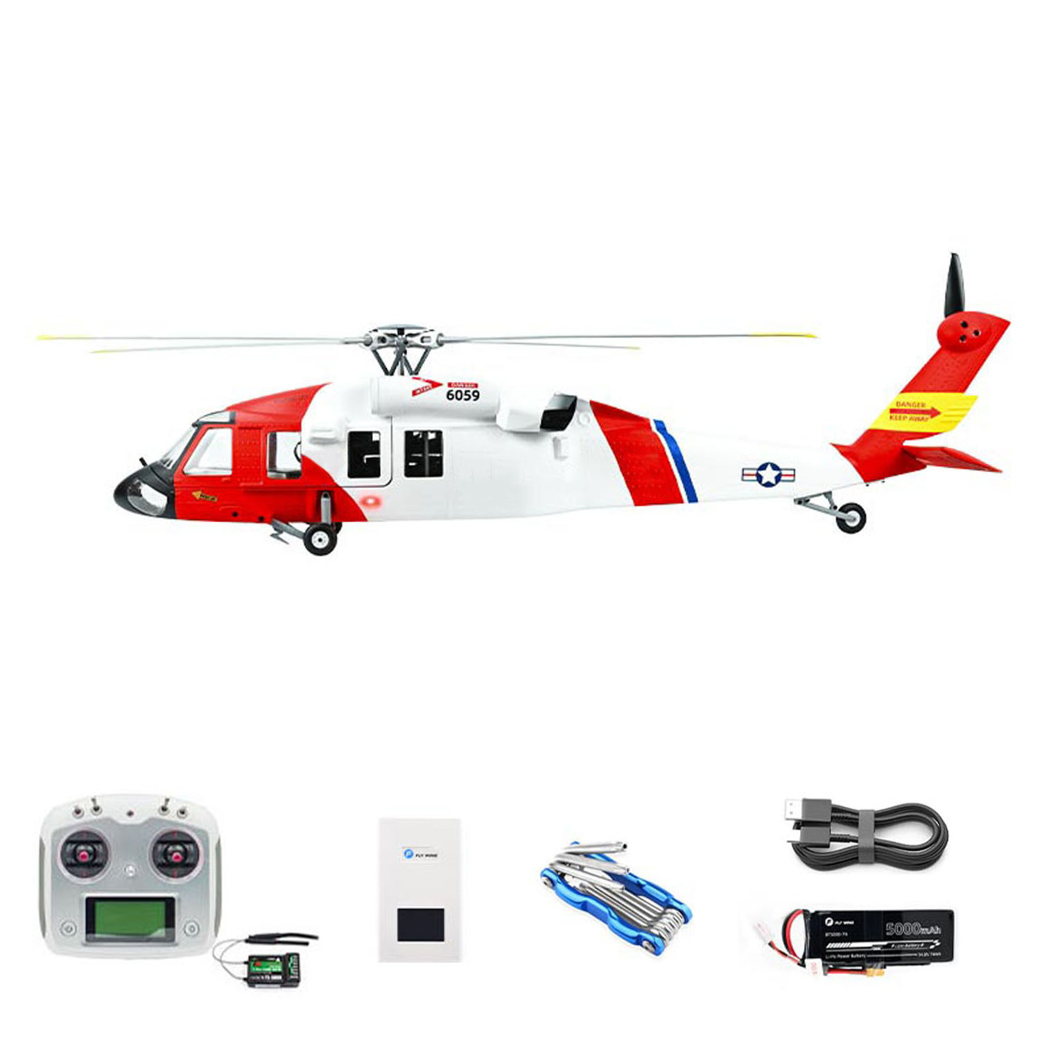 Rc Helicopter Large - Remote Control Helicopter FLYWING MH-60T Jayhawk