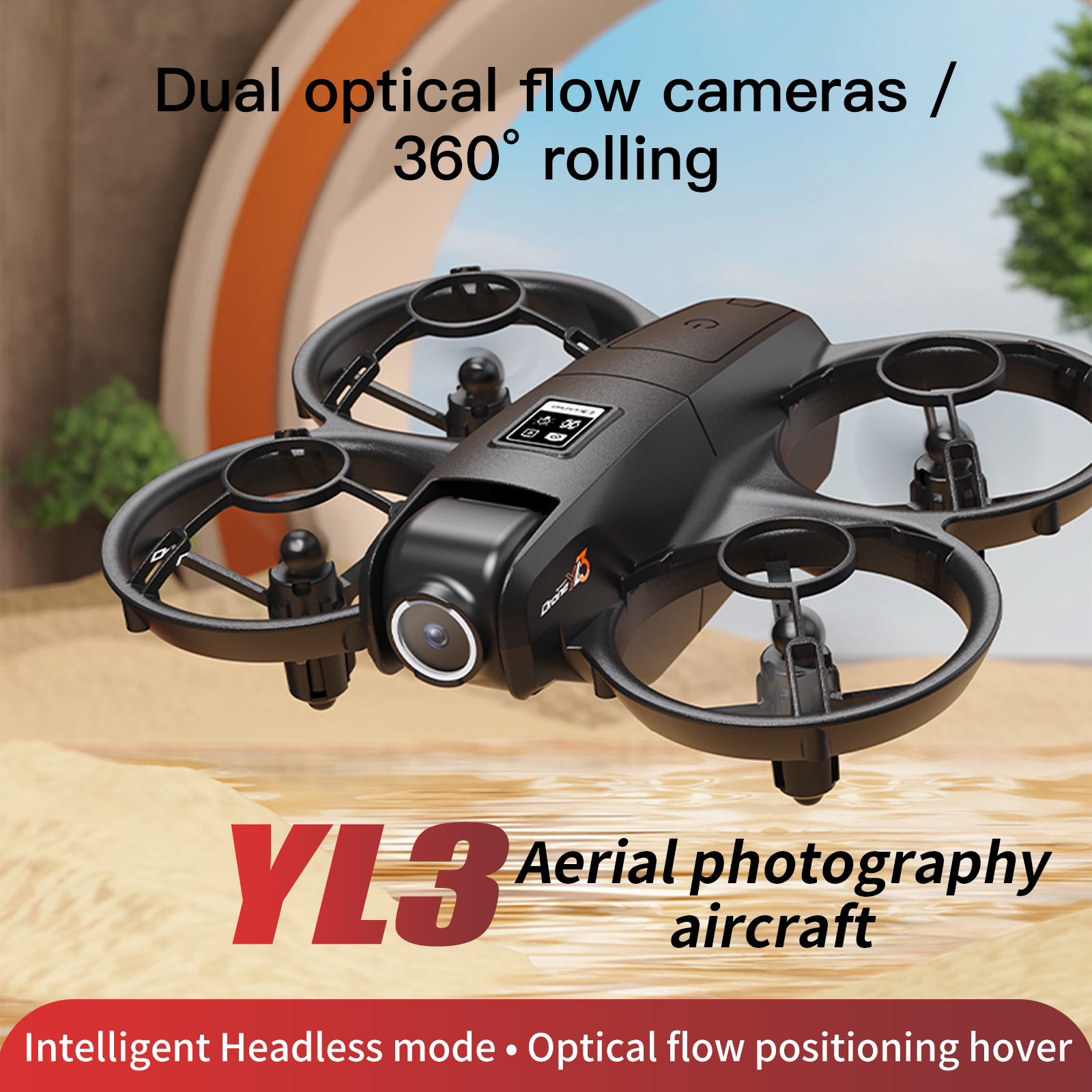 Rc Helicopter Case - YL3 Remote-Controlled Drone with 2.4-Inch Screen