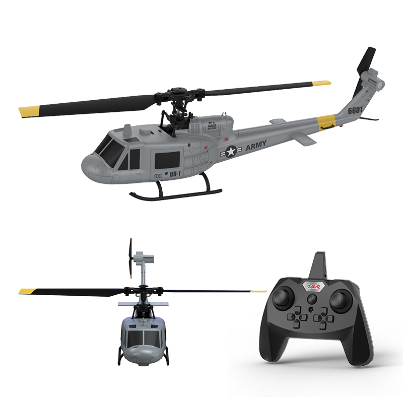 Rc Helicopter Gyro - Huey Remote Control Simulation Helicopter 6601