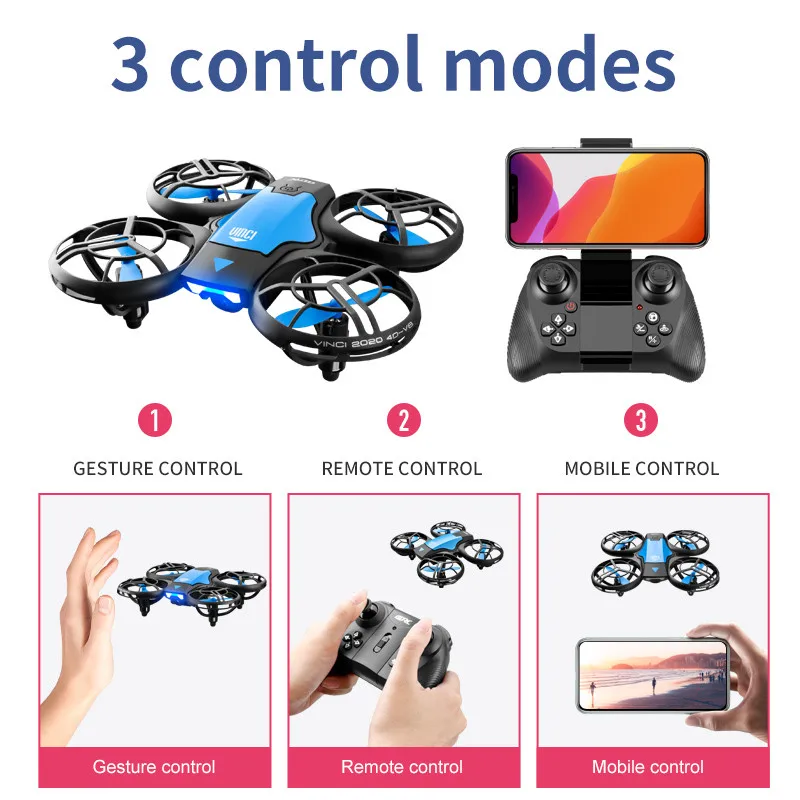 V8 New Mini Drone 4k professio - Rc Helicopter Electric review and price