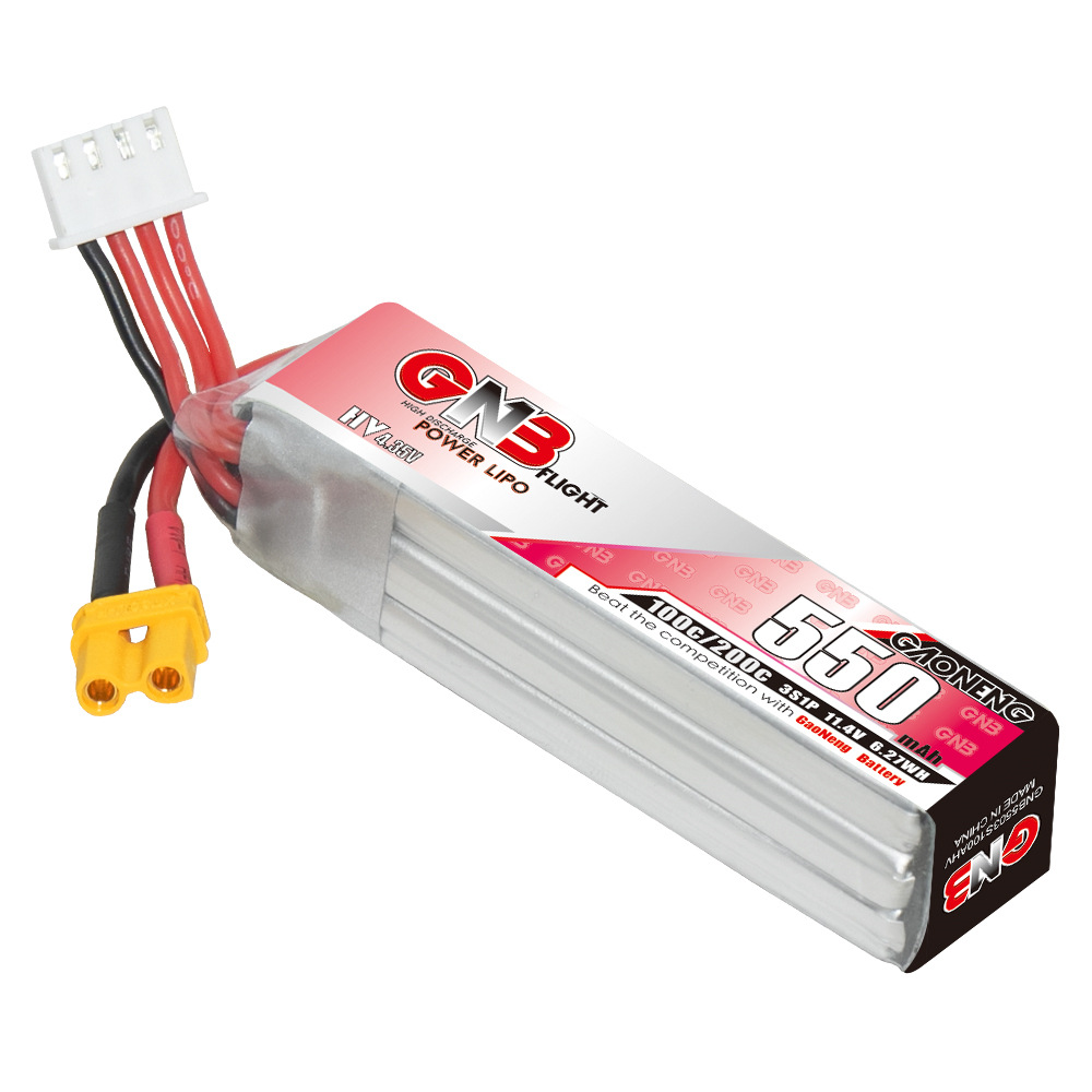 GNB HV 11.4V 550mAh 100C/200C  - Rc Helicopter Parts review and price