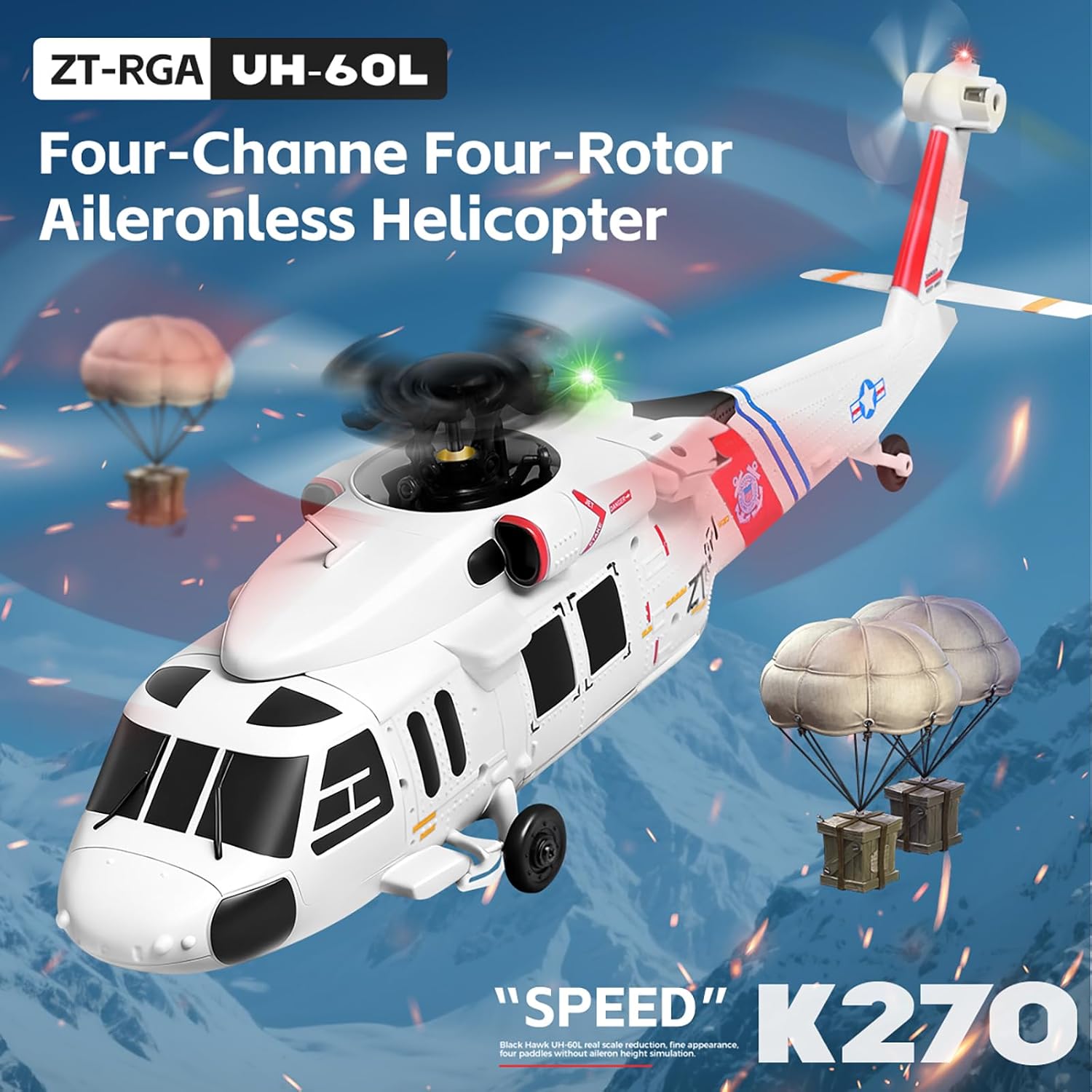 WLtoys K270 RC Helicopter UH-6 - Rc Helicopter Large review and price