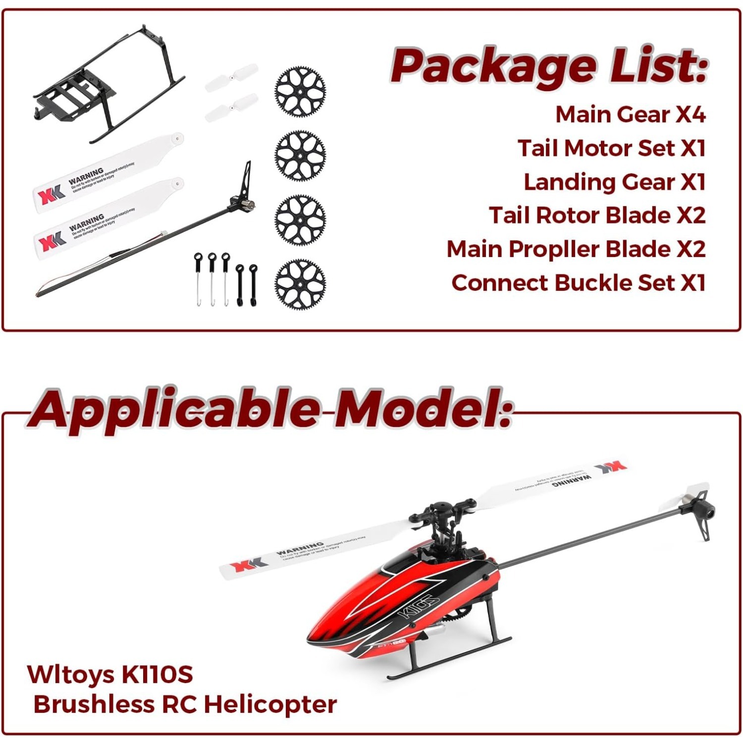 Spare Accessory Kit, Compatibl - Rc Helicopter Blade review and price