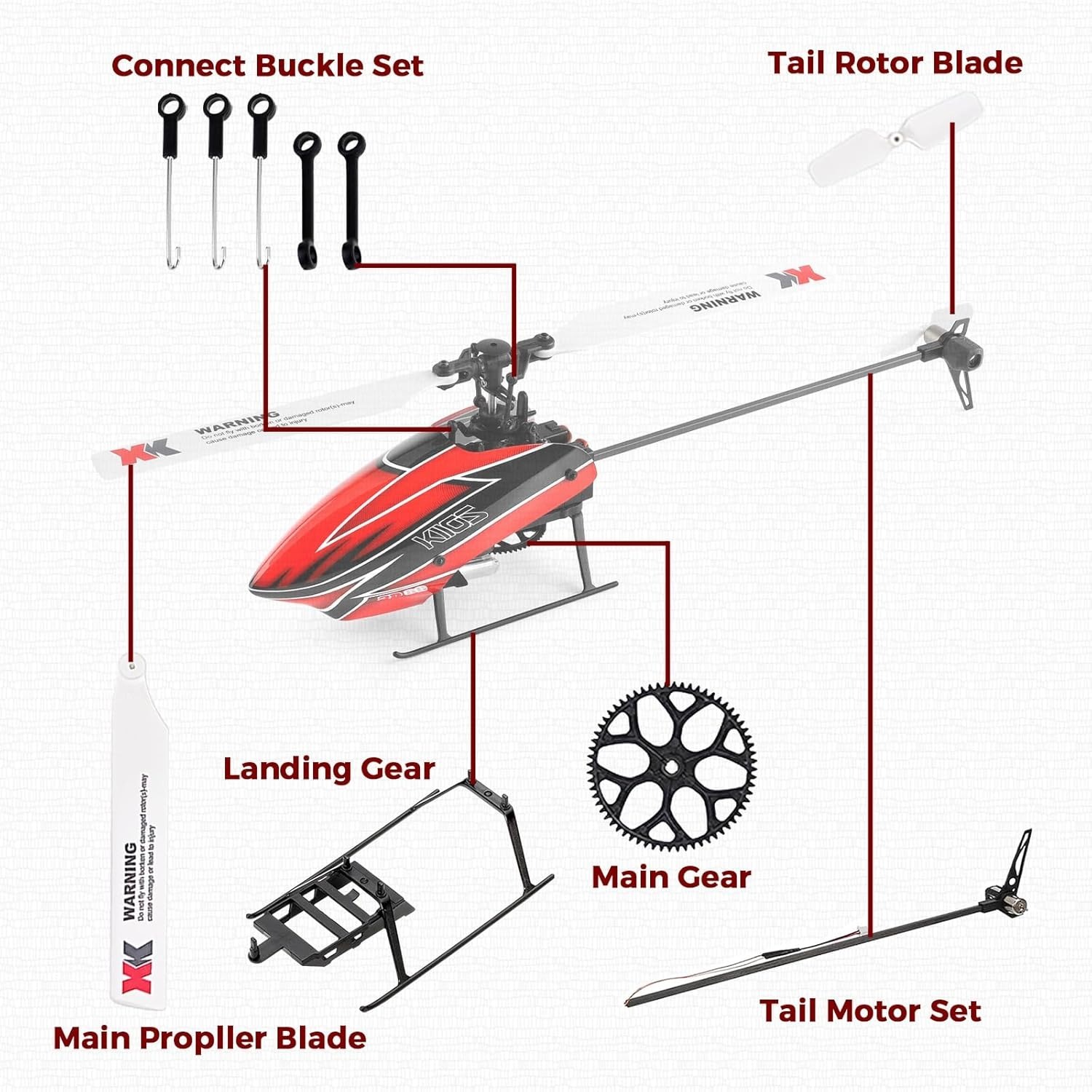 Spare Accessory Kit, Compatibl - Rc Helicopter Blade review and price