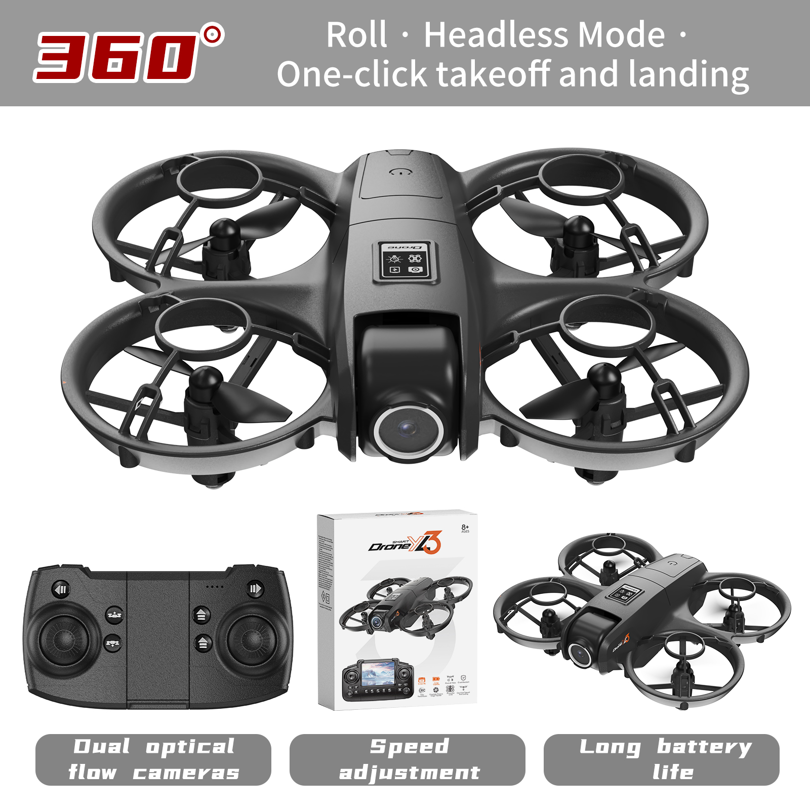 YL3 Remote-Controlled Drone wi - Rc Helicopter Case review and price
