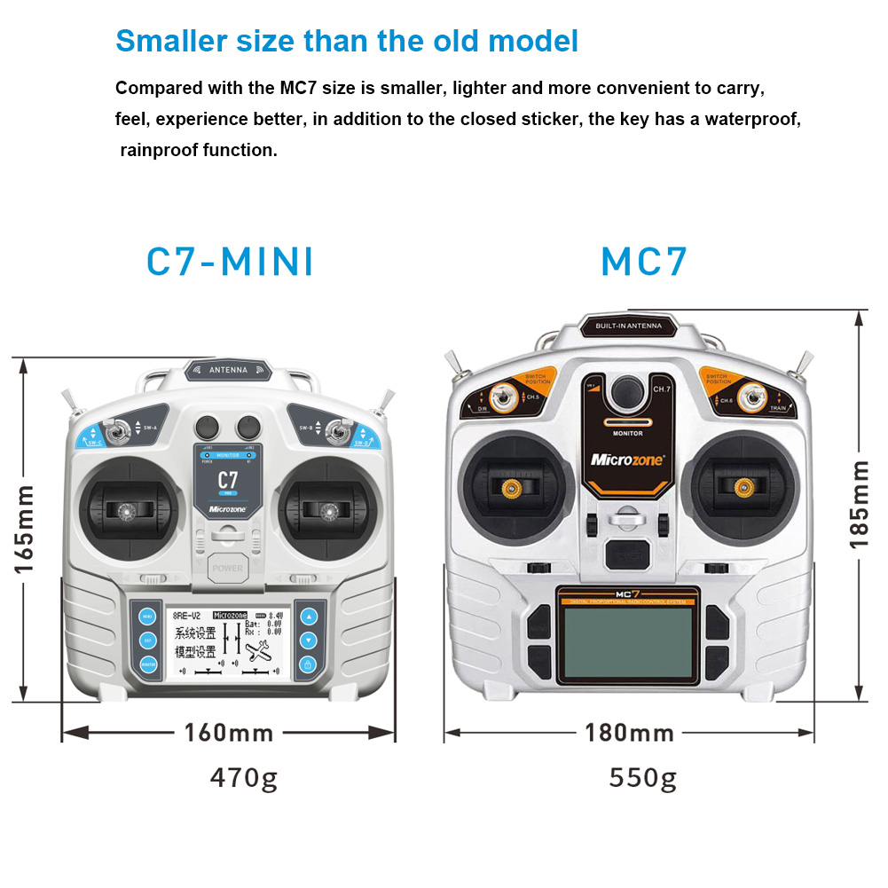 MicroZone MC7 Controller C7 MI - Rc Helicopter Remote Control review and price
