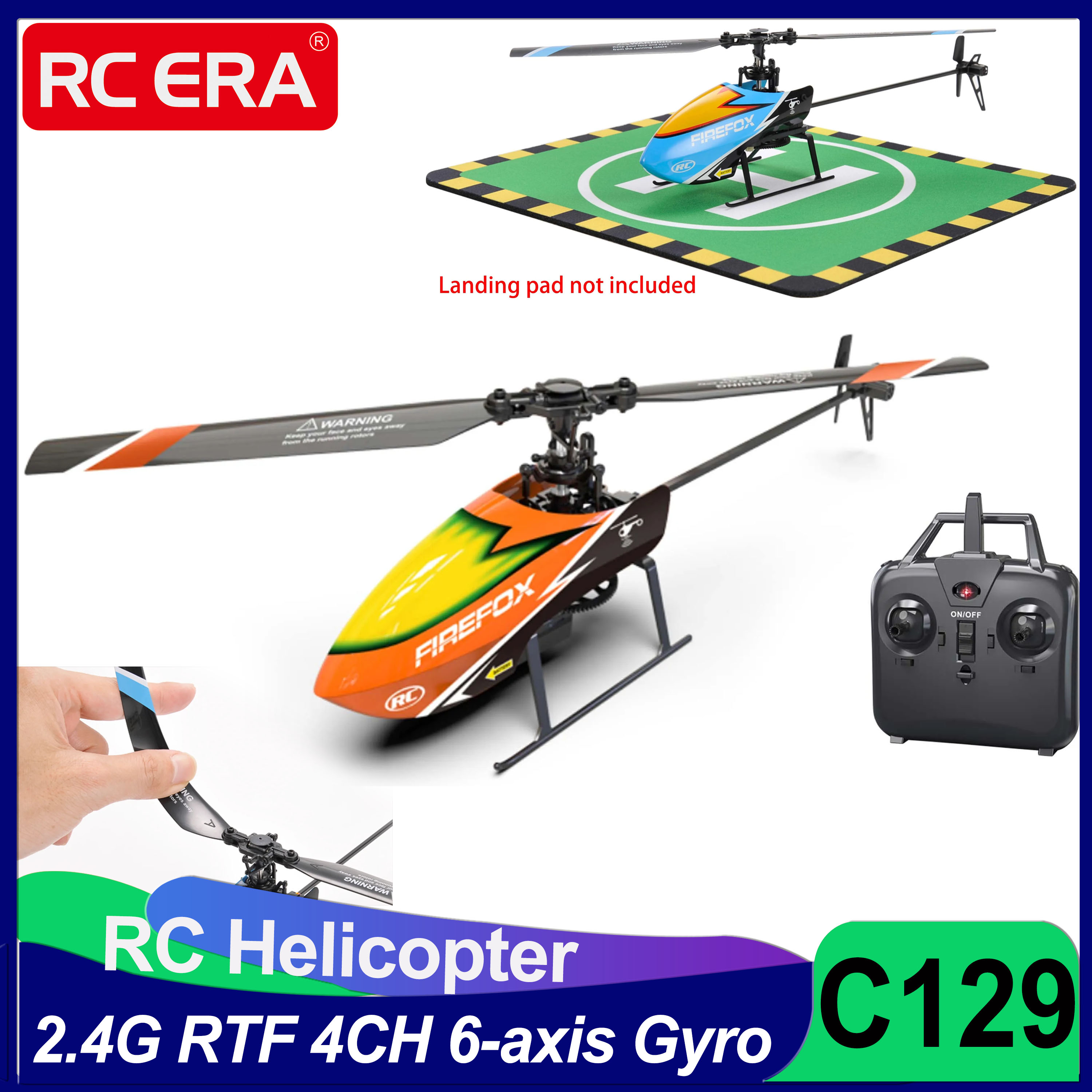 C129 RC Helicopter RTF 4CH 6-a - Rc Helicopter Single Rotor review and price