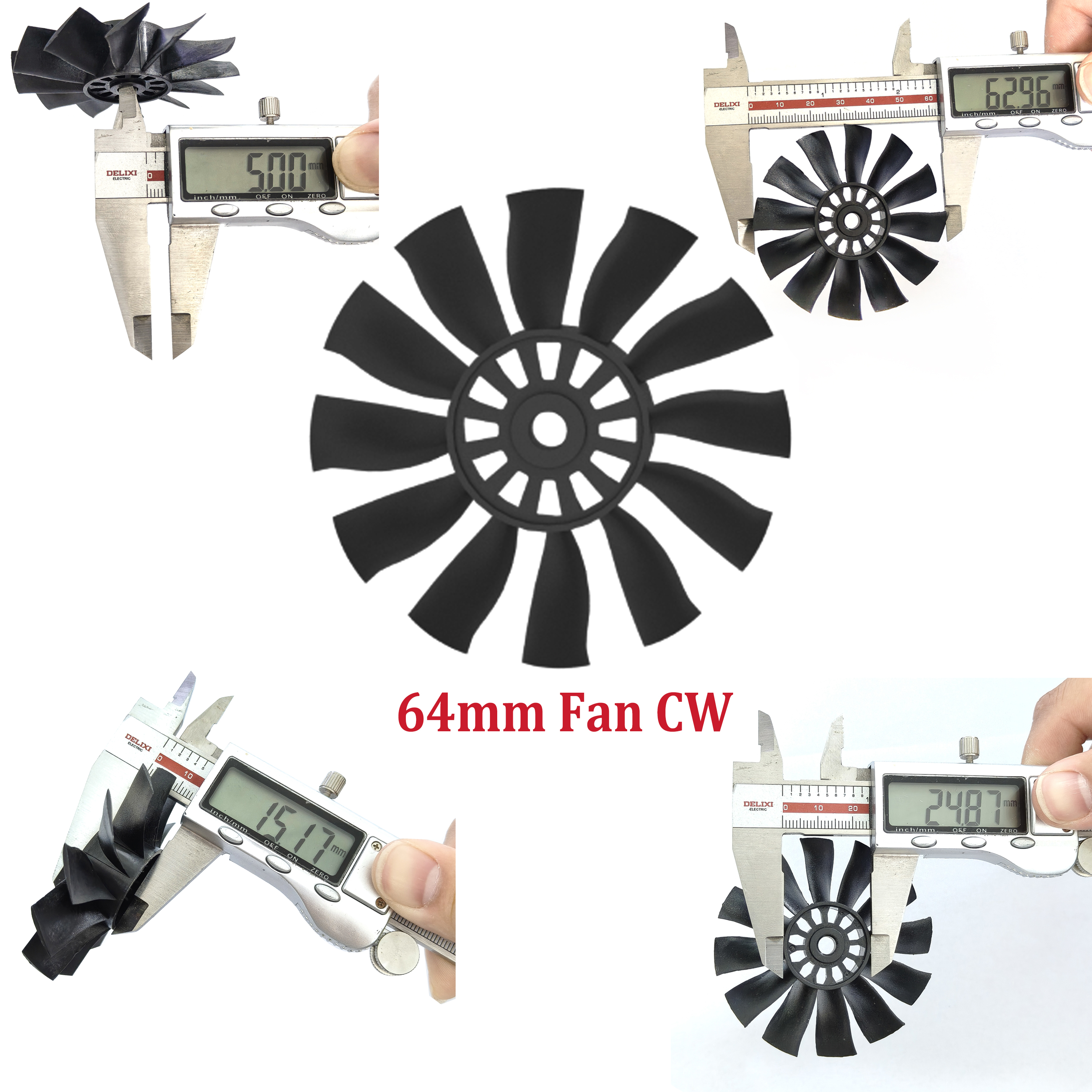 QX-MOTOR 12Blades CW CCW 70mm  - Rc Helicopter Blade review and price