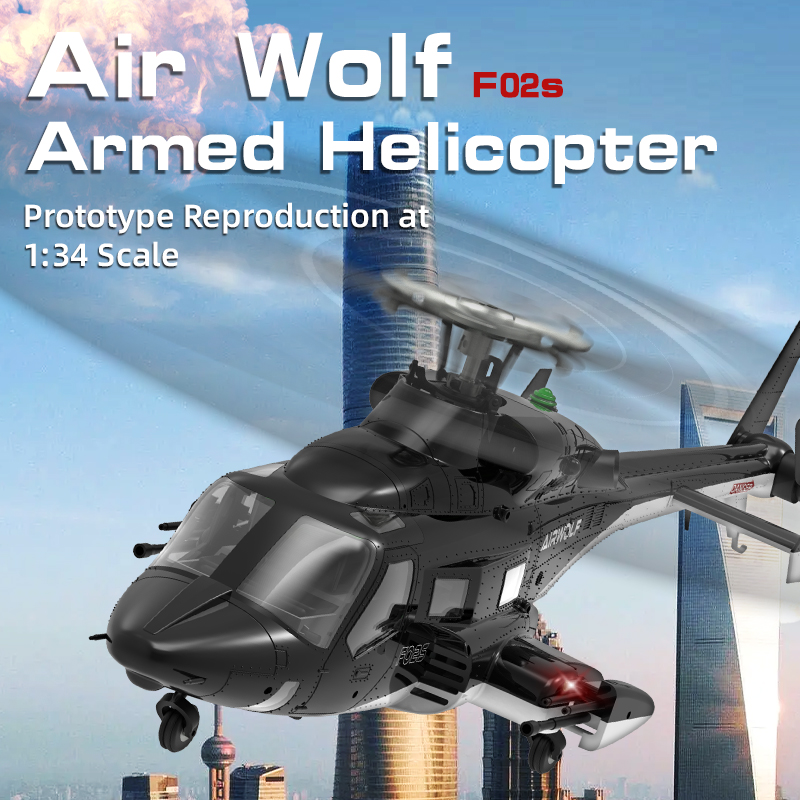 YUXIANG F02S AirWolf 2.4G 9CH  - Rc Helicopter Nitro review and price
