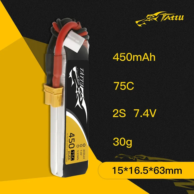 3Pcs NEW TATTU 450/500/550mAh  - Rc Helicopter Parts review and price