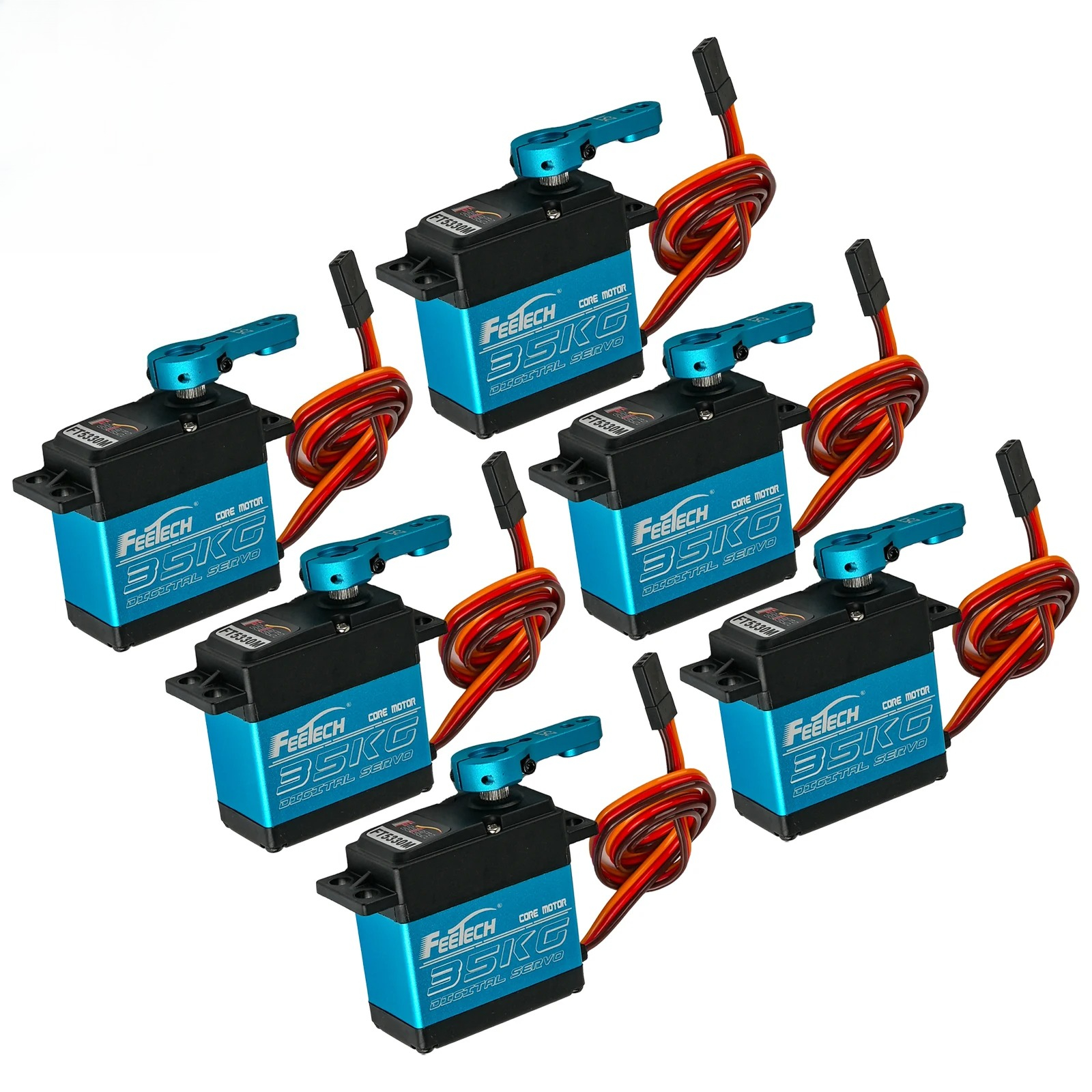 6PCS Feetech FT5330M 7.4V 35KG - Rc Helicopter Servo review and price