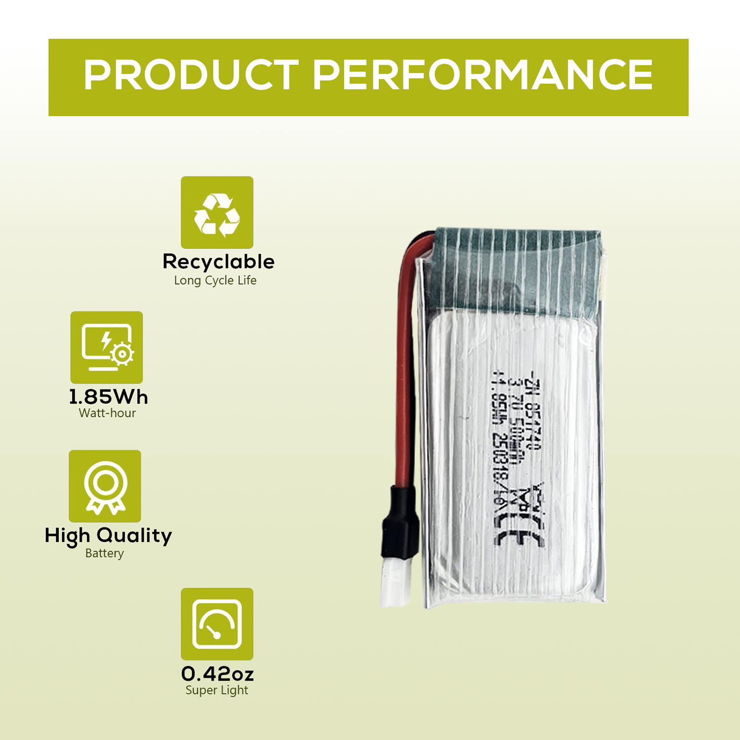 5Pcs 3.7V 500mAh LiPo Batterie - Rc Helicopter Charger review and price